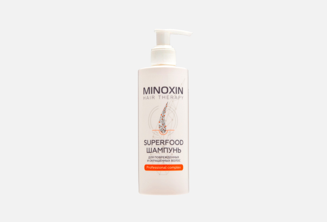 Шампунь для волос МИНОКСИН SUPERFOOD 250 мл шампунь для волос миноксин шампунь для поврежденных и окрашенных волос superfood