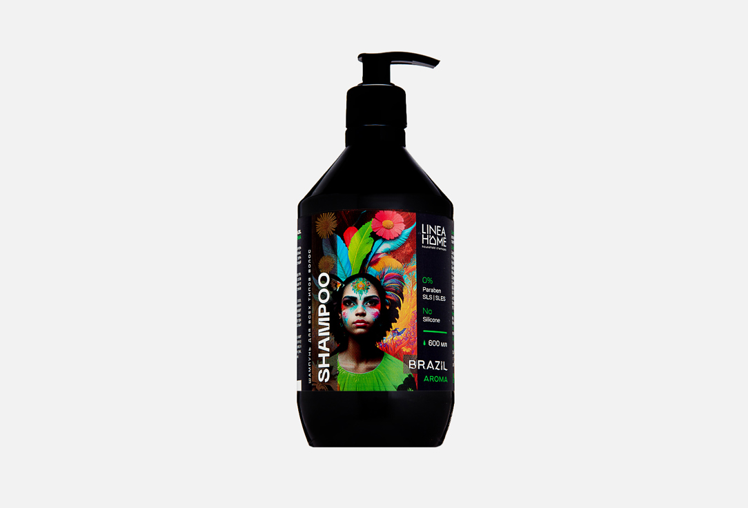 Бессульфатный шампунь для волос  LINEAHOME brazil aroma 