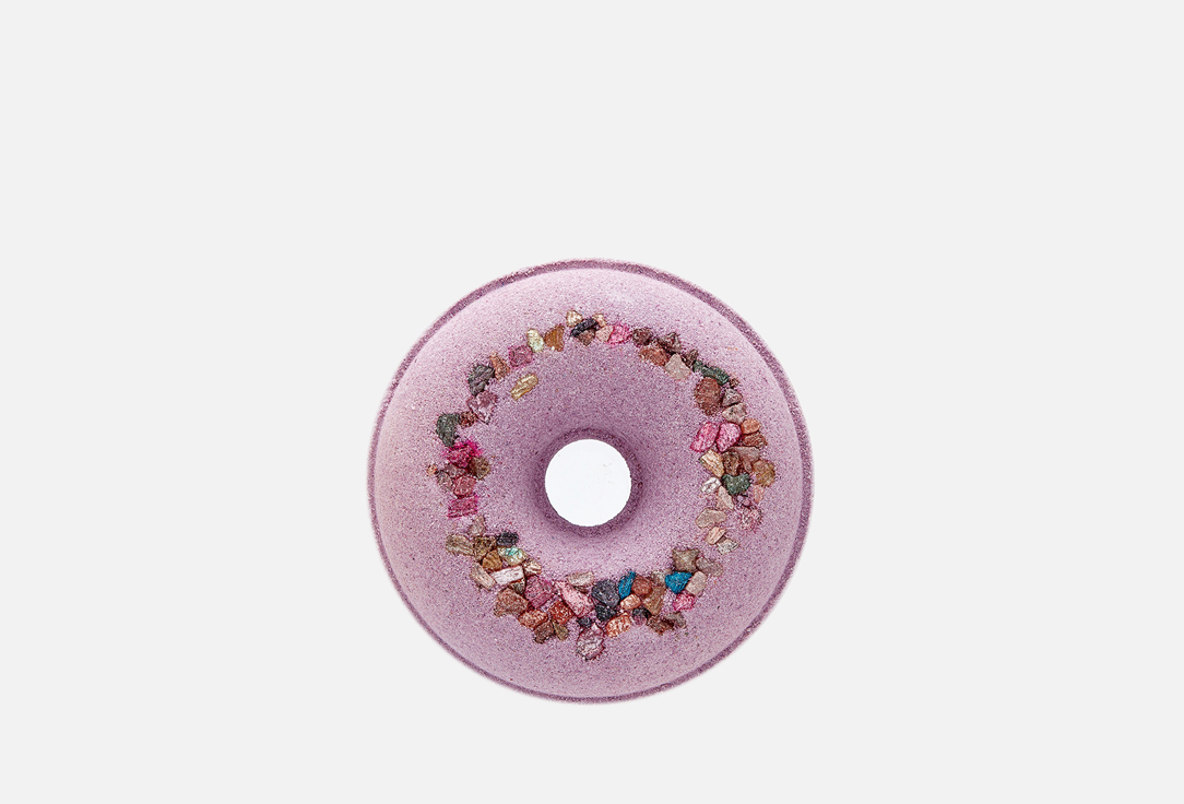 Бомбочка-пончик ACHILOV Миндаль и цветы вишни 130 г средства для ванной и душа achilov бомбочка пончик клубничное мороженое