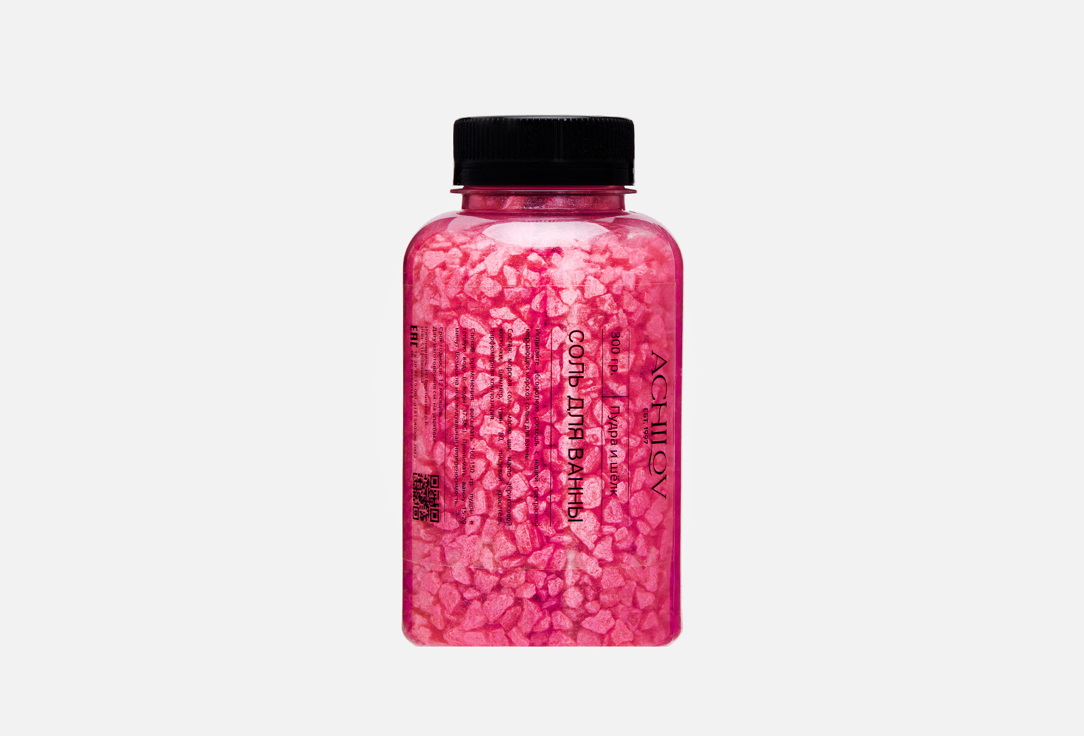 

Соль для ванны ACHILOV, Пудра и шелк 300 г