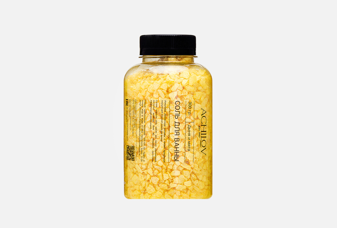 

Соль для ванны ACHILOV, Дыня и мята 300 г