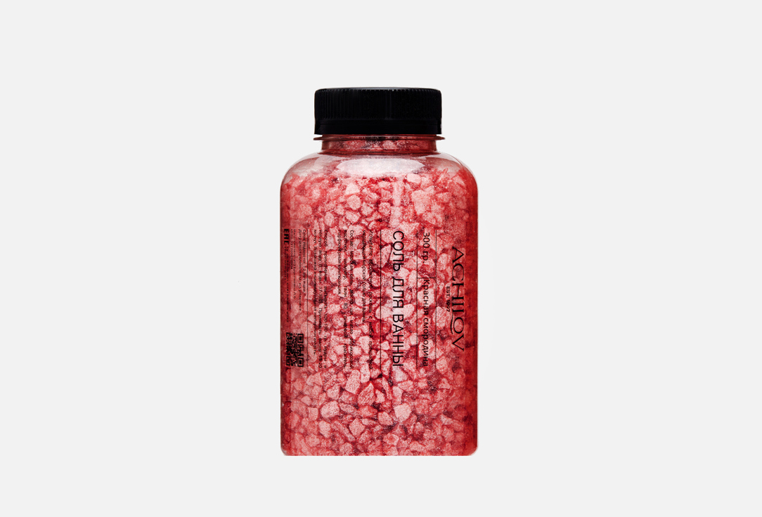 Соль для ванны ACHILOV Красная смородина 300 г смородина красная уральская красавица