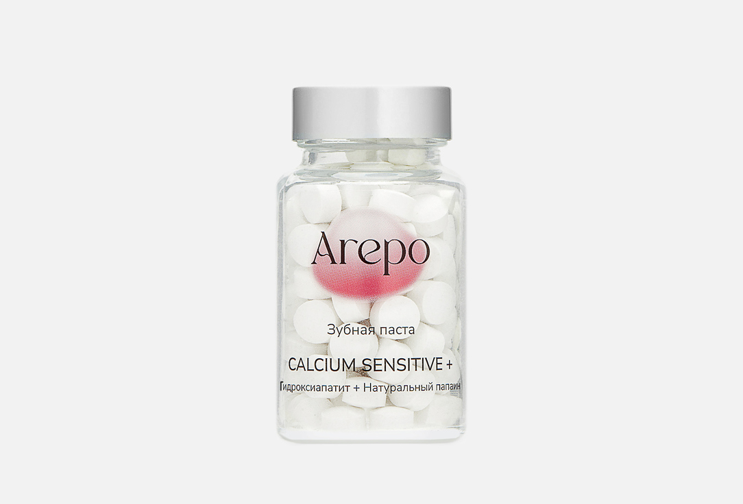 Зубная паста в таблетках Arepo Toothpaste Calcium Sensetive + 