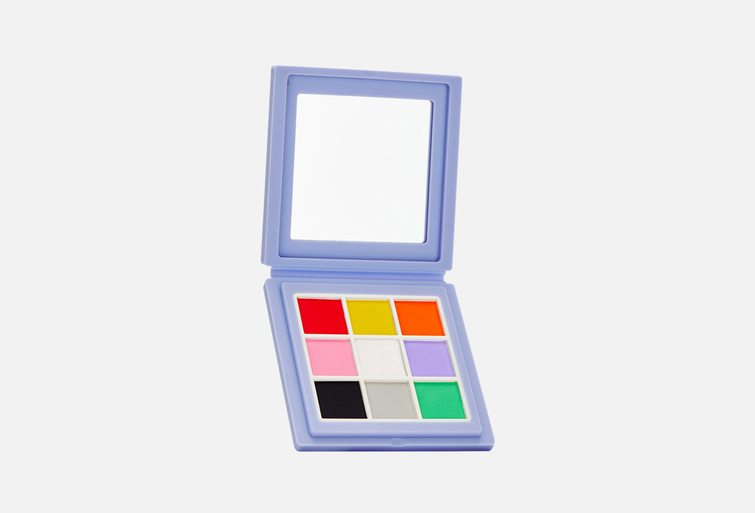 Изображение товара Палетка теней для век RAD The square eyeshadow palette 8 оттенков дуохром матовые компактные тени д