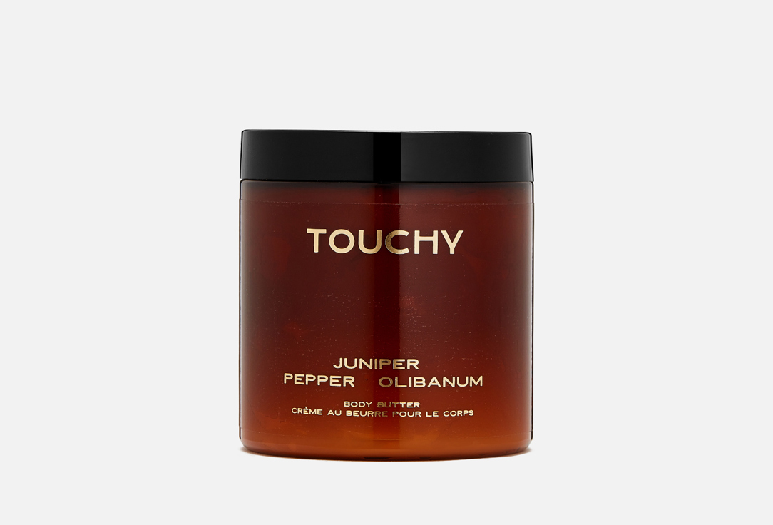 Крем - баттер для тела TOUCHY Juniper, pepper, olibanum 250 мл крем для тела touchy крем баттер для тела глубокое питание для кожи с маслом какао