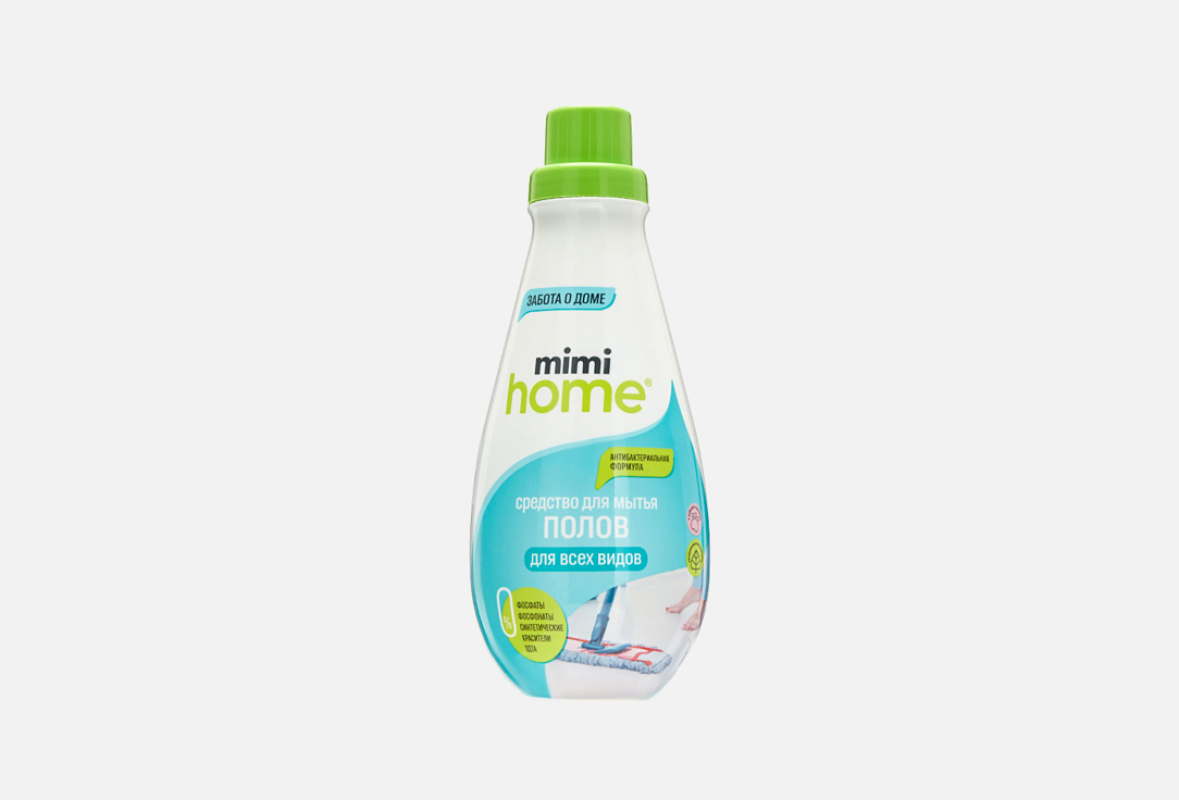 Средство для мытья полов MIMIHOME Для всех видов 900 мл средство для мытья полов mimi home 900 мл