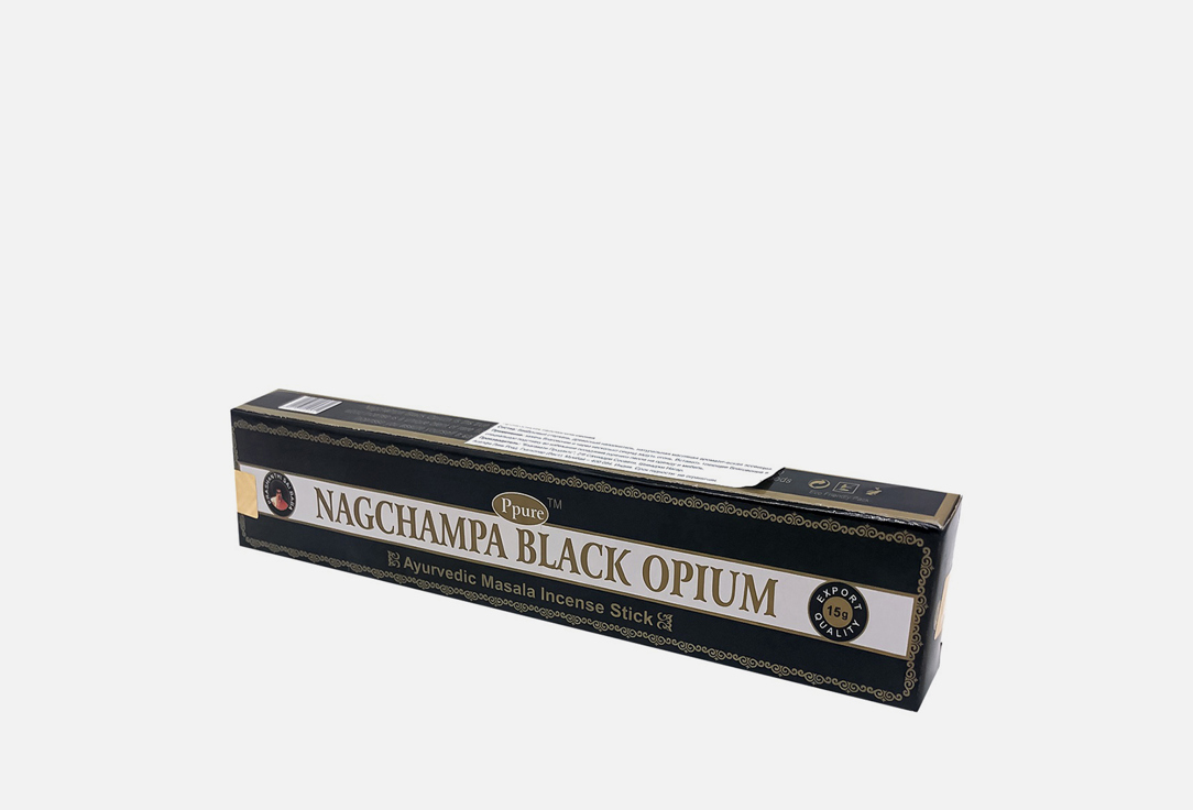 Благовония PPURE Black Opium 15 г благовония ppure made in heaven 15гр relishing patchouli аромапалочки 7 чакр уп 12шт 826536