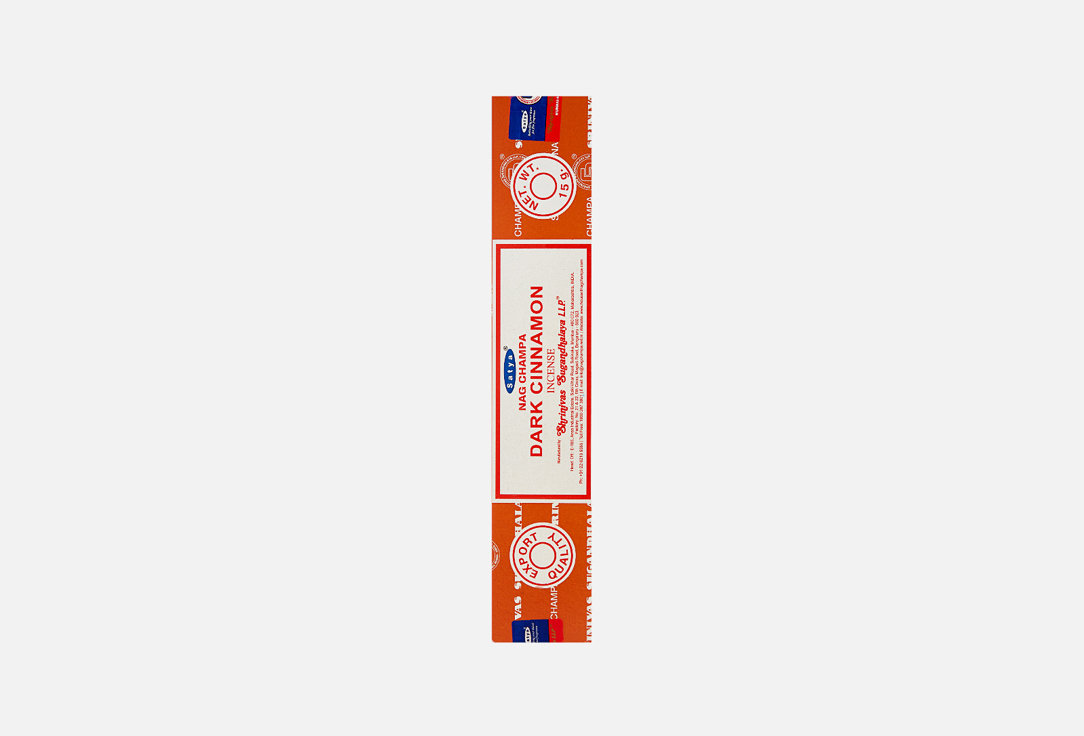 Благовоние SATYA Dark Cinnamon 15 г благовония корица сатья серия incense cinnamon satya 15 г