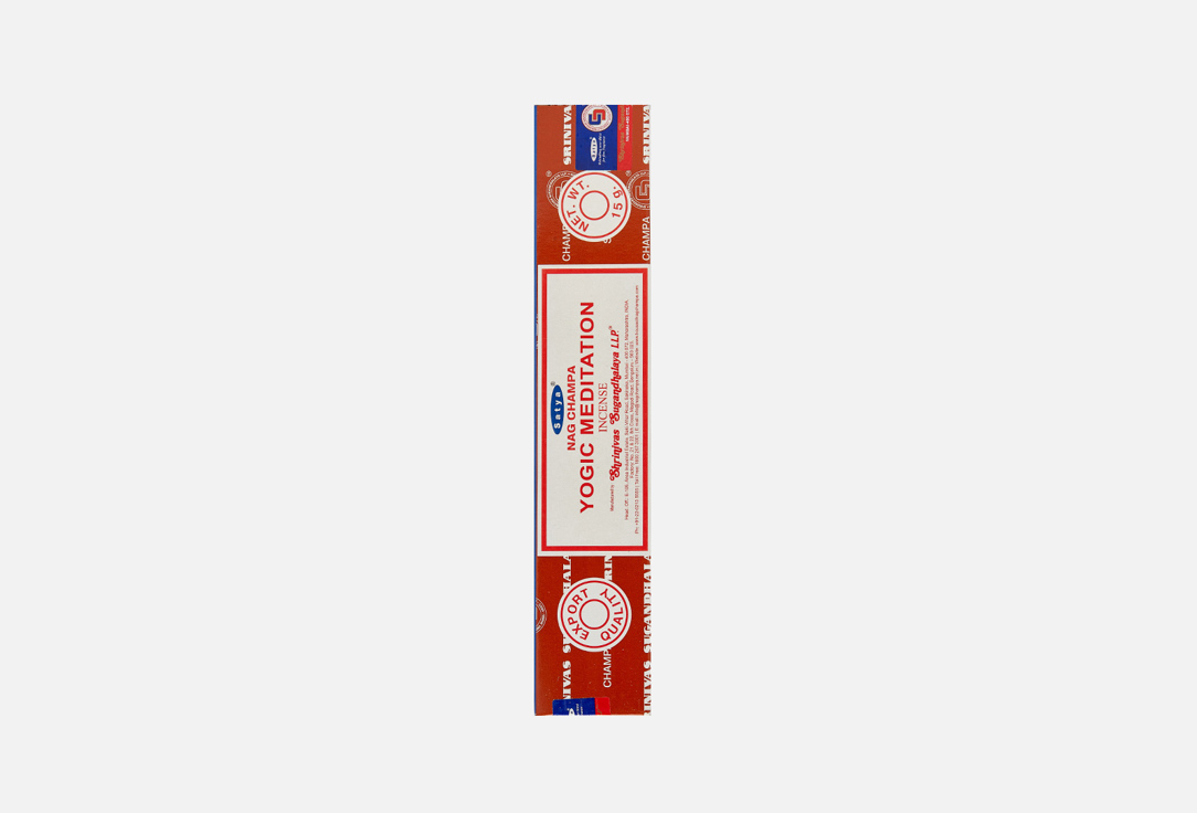 Благовоние SATYA Yogic meditation Incense 15 г благовония корица сатья серия incense cinnamon satya 15 г