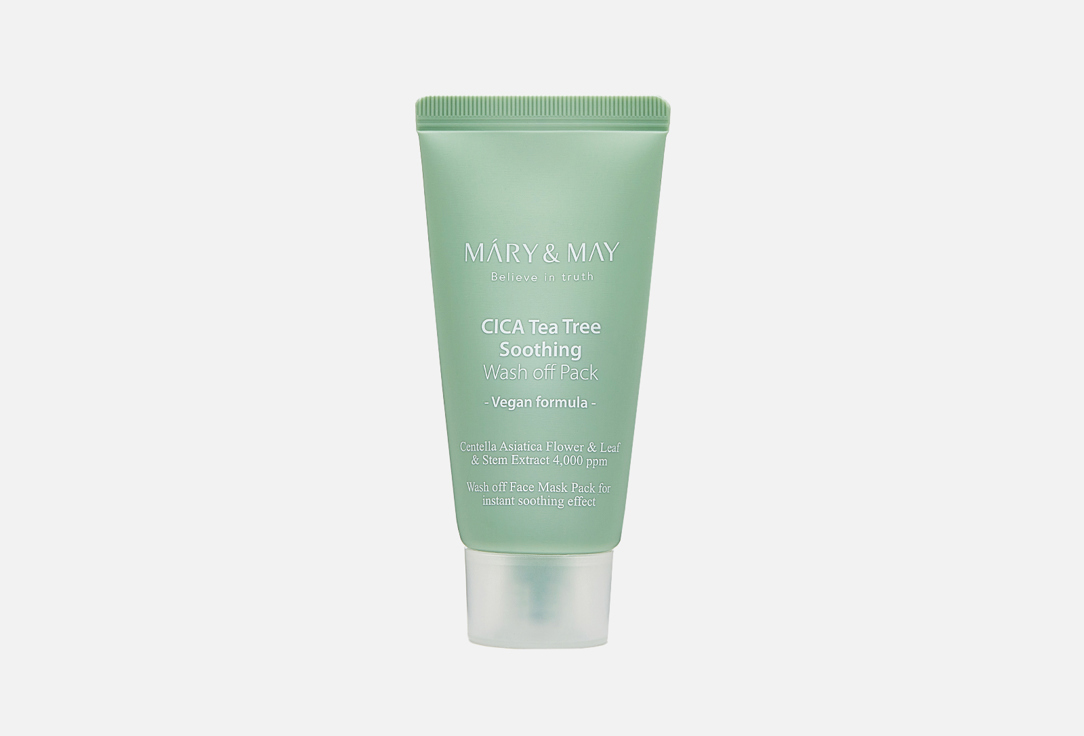 Глиняная маска для лица Mary&May Cica TeaTree Soothing Wash off Pack 