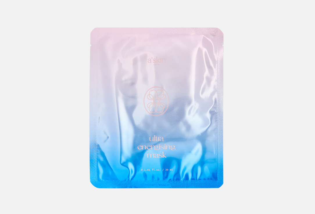 

Ультратонизирующая гидрогелевая маска для лица A'SKIN CARE, Ultra energising 1 шт