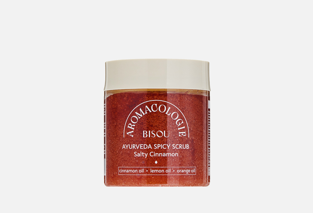 Пряный скраб для тела BISOU Salted cinnamon 250 мл
