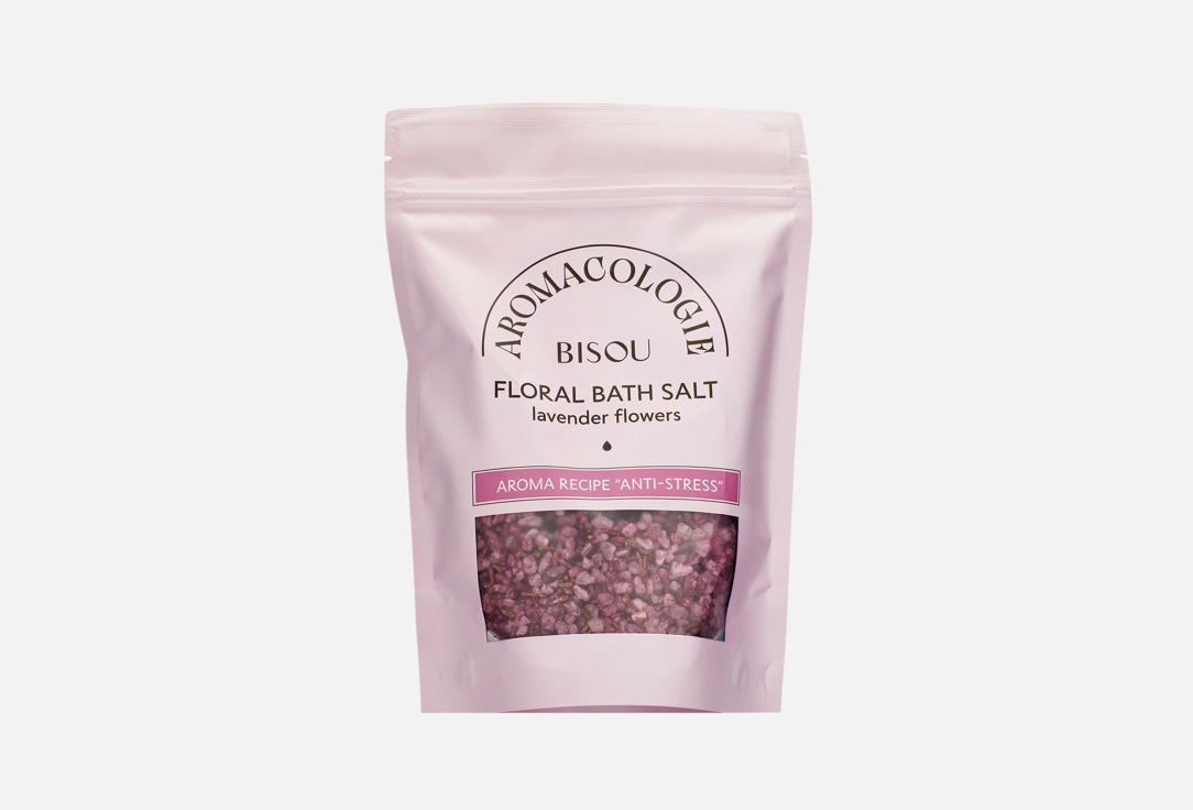 Изображение товара Цветочная соль для ванны Bisou Antistress with lavender flowers