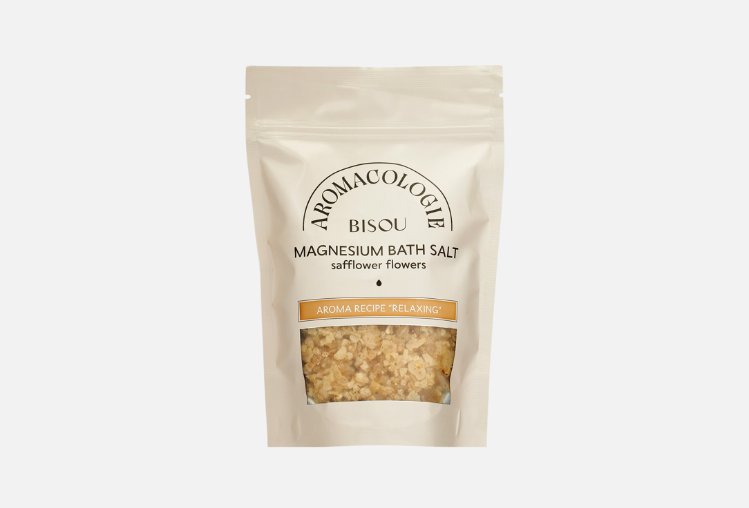 Изображение товара Цветочная магниевая соль для ванны Bisou Relaxing with safflower flowers