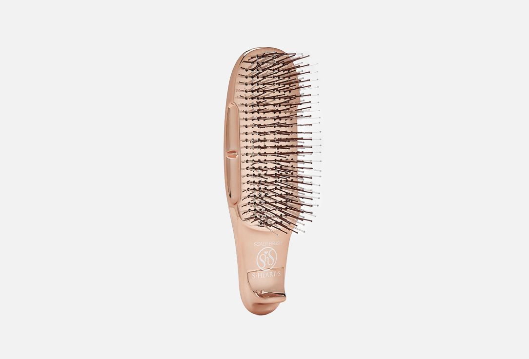 Изображение товара Японская массажная расческа S-Heart-S scalp brush gold