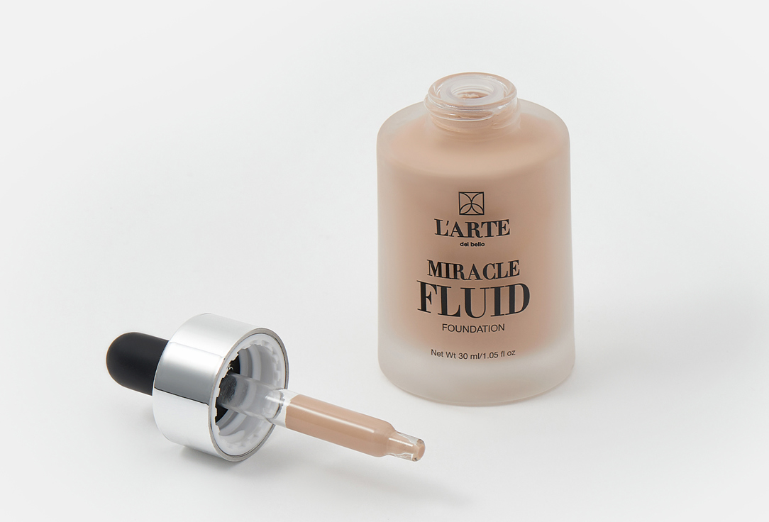 Флюид тональный для лица L'Arte del Bello Miracle Fluid Foundation 551CP холодный розовый подтон