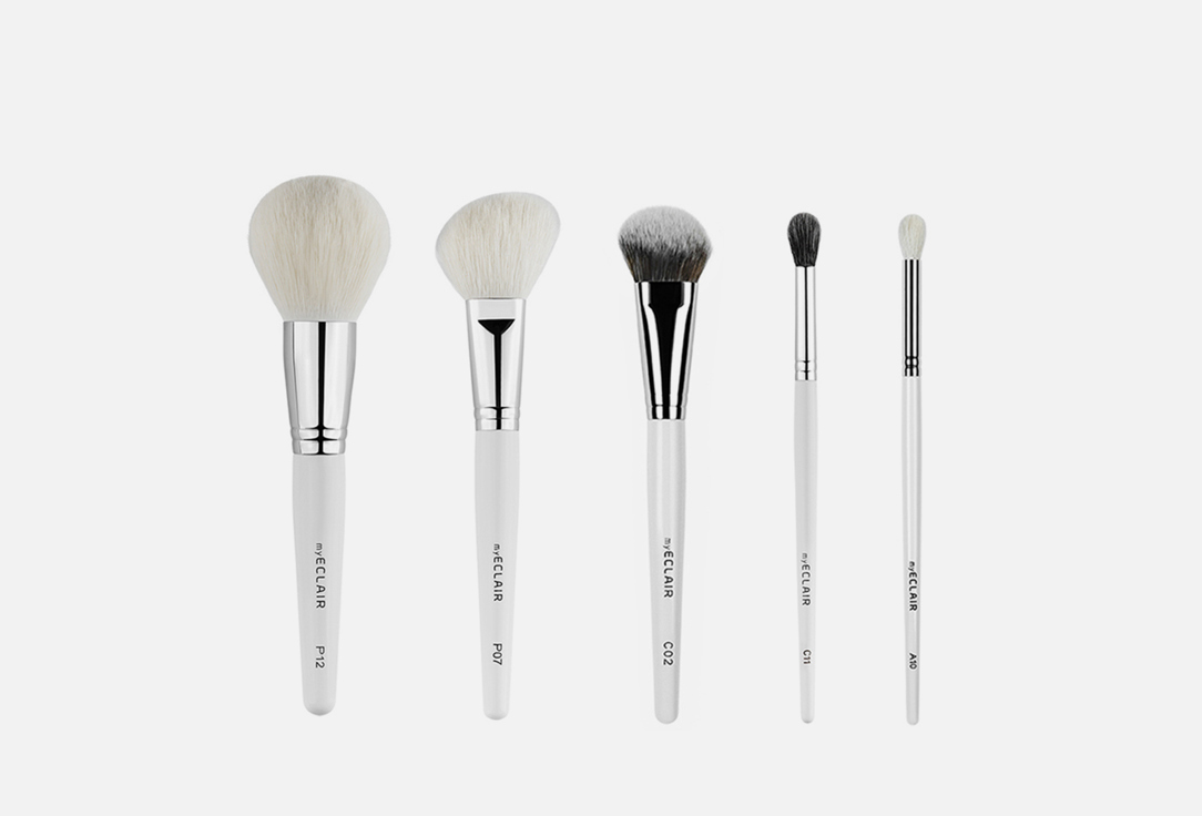 Изображение товара Набор кистей для макияжа myECLAIR For you - 5 кистей