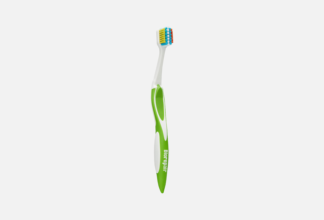 Зубная щетка Мягкая BIOREPAIR CURVE Junior, зеленая 1 шт фото