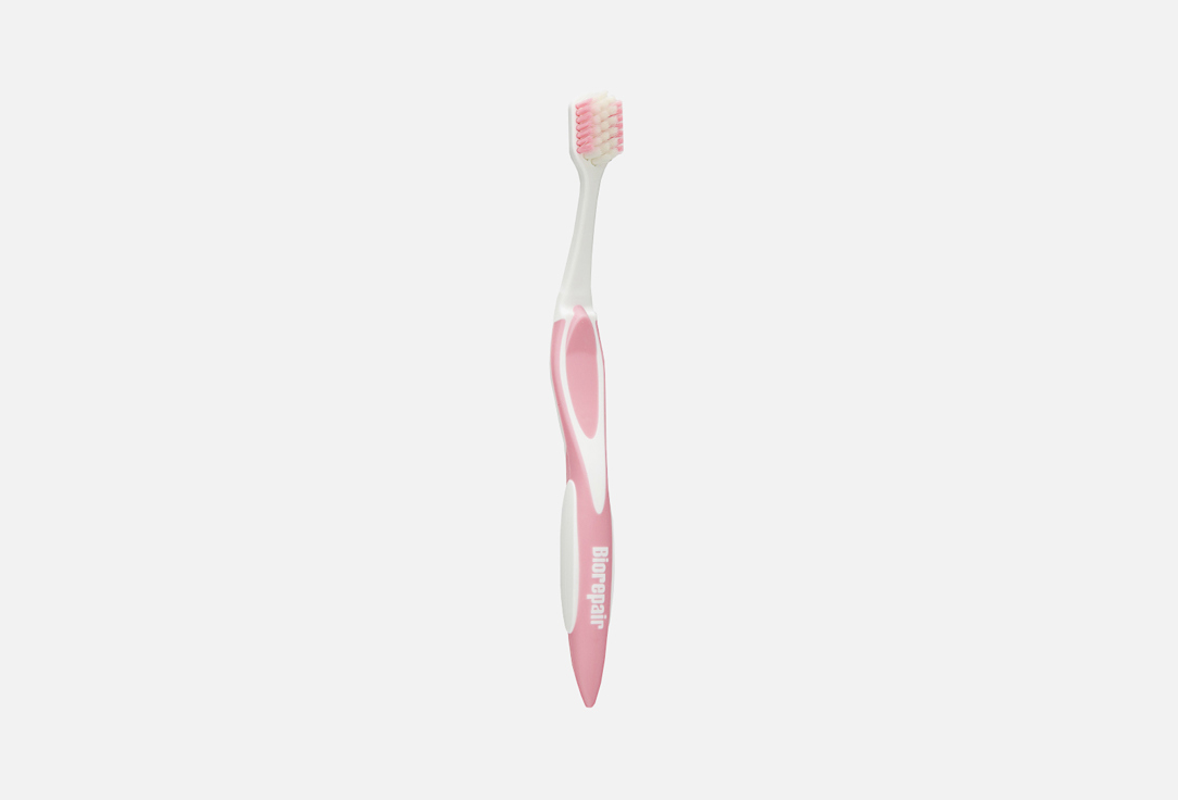 Зубная щетка Очень мягкая BIOREPAIR CURVE Protezione Gengive, розовая 1 шт biorepair зубная щетка junior