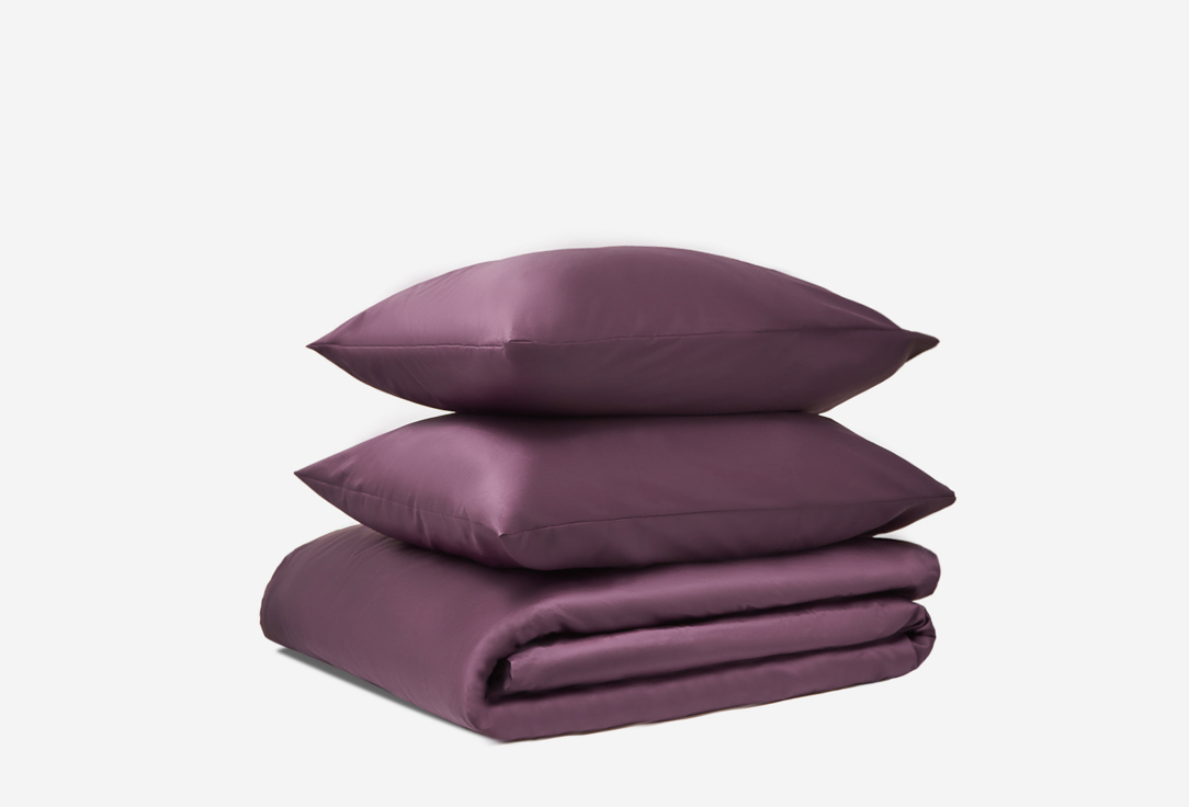 Изображение товара Комплект постельного белья TAYU Plum Wine 2-спальный сатин люкс 180x210 см