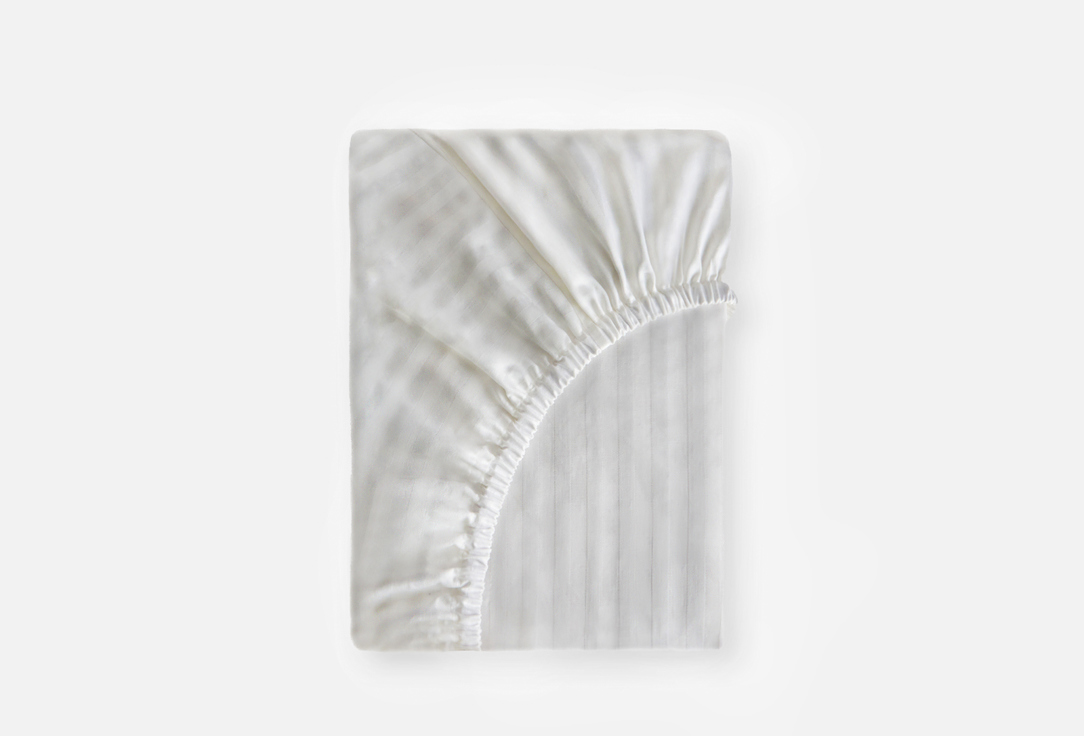 

Простынь на резинке TAYU, Белый, Morning Hotel, серая, полутораспальная