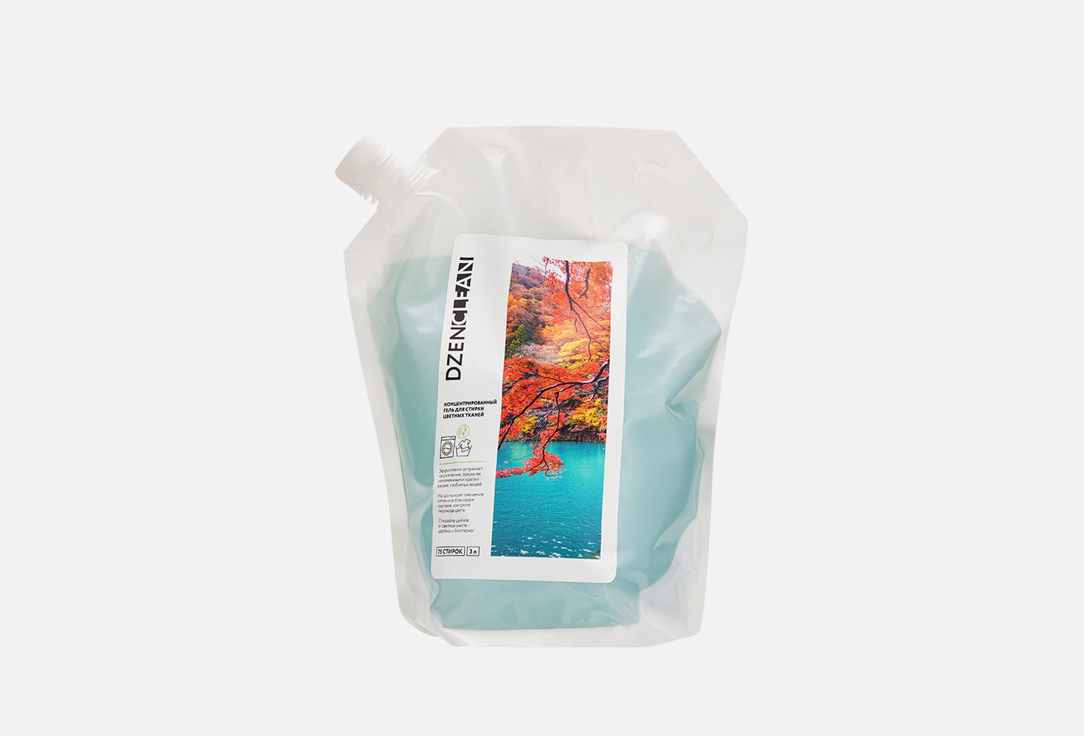 Изображение товара Концентрированный гель для стирки DzenClean для цветных тканей 3000 мл