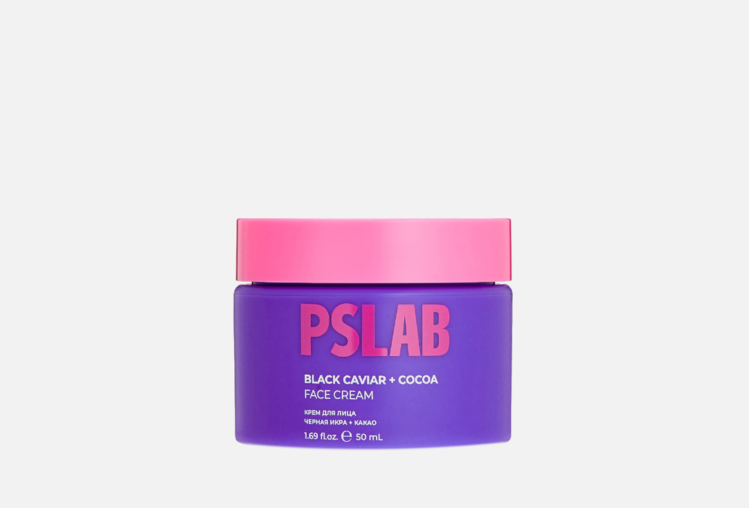 

Антиоксидантный крем для лица PSLAB, Anti-age black caviar & cocoa 50 мл