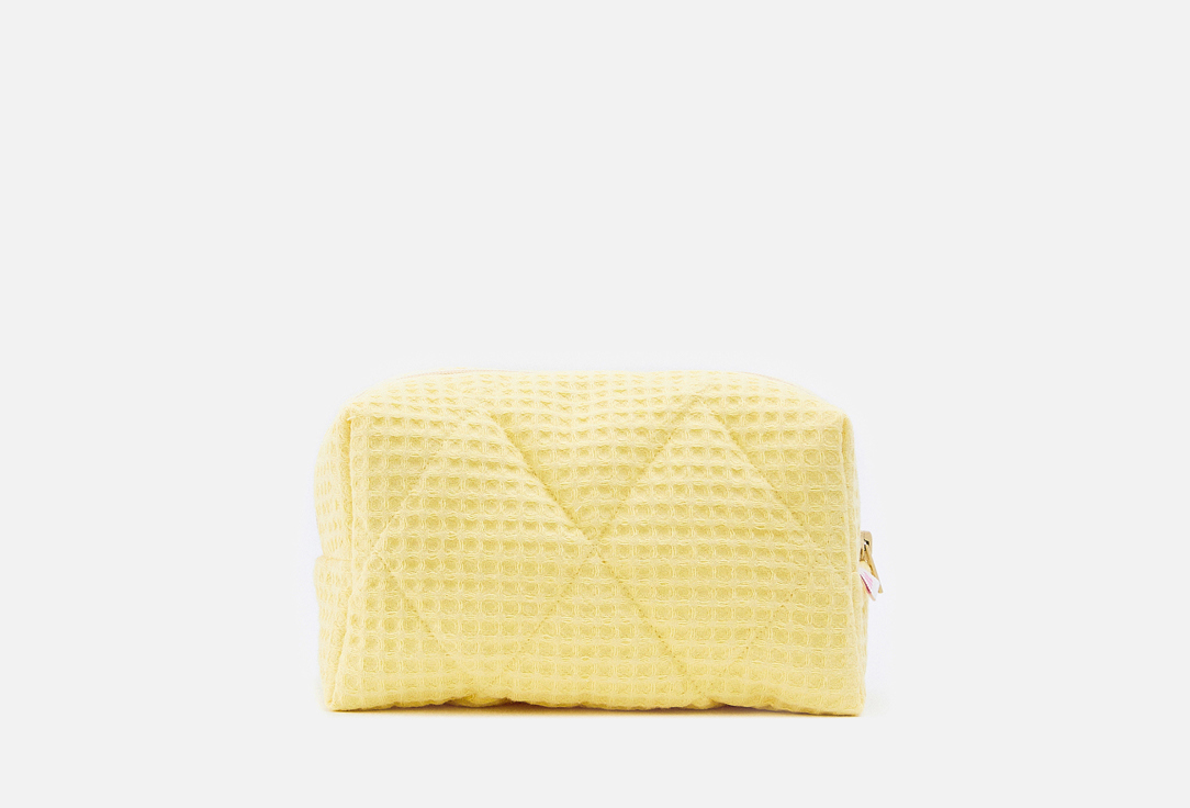 Изображение товара Косметичка Bee factory maxi yellow waffle для путешествий и подарков
