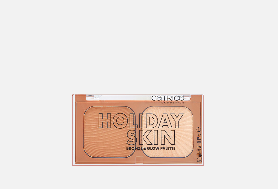 Палетка для лица CATRICE Holiday Skin 5.5 г бронзер catrice holiday skin luminous оттенок 020 off to the island