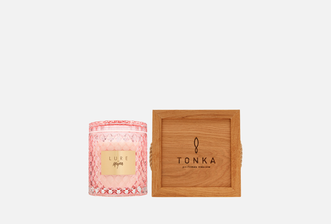 Ароматическая свеча TONKA PERFUMES MOSCOW Lure by Mira 2 л ароматическая свеча lure by mira свеча 220мл розовый