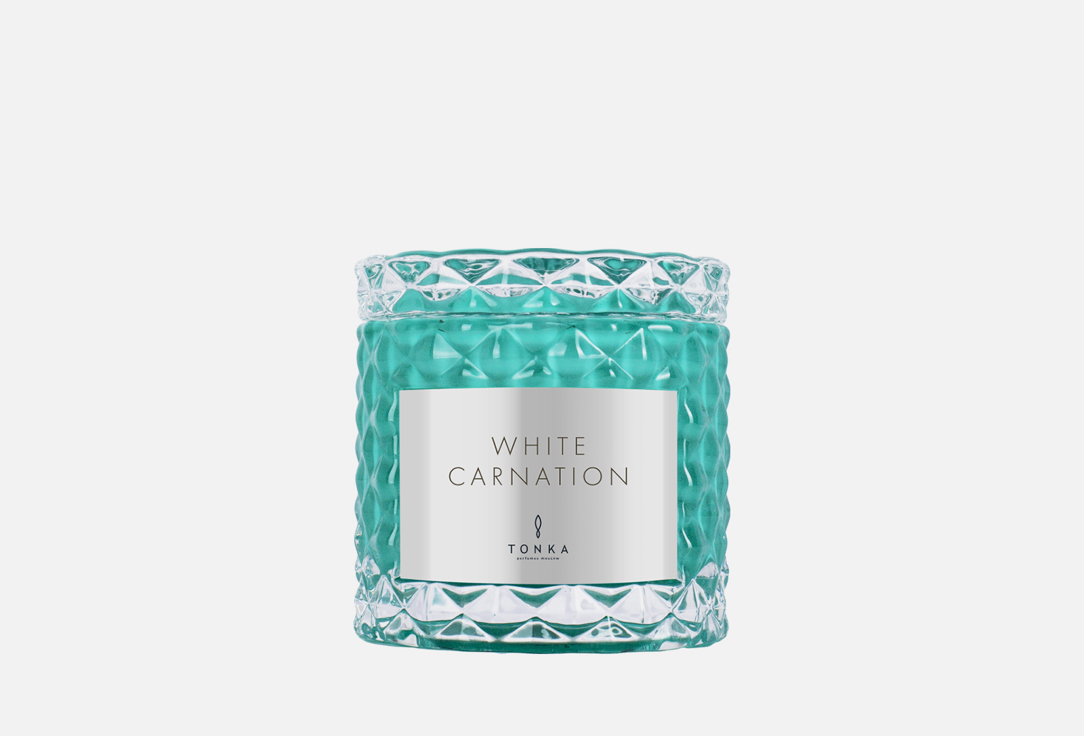 Ароматическая свеча Tonka Perfumes Moscow White Carnation 