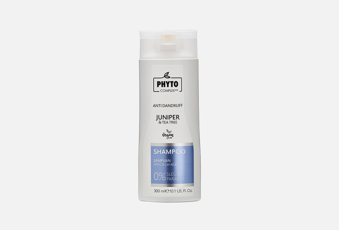 Шампунь для волос PHYTOCOMPLEX Juniper & Tea Tree Anti Dandruff 300 мл шампунь для волос phytocomplex nettle