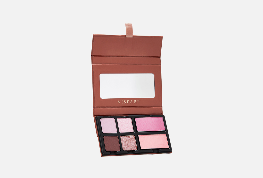 

Палетка теней и румян VISEART, Розовый, Fleurette Amour 12 г