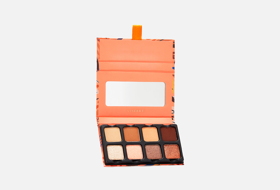 

Палетка теней для глаз VISEART, Коричневый, Petit PRO Apricotine 8 г