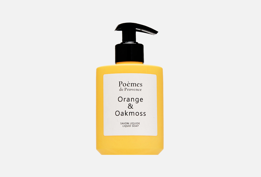 Жидкое мыло для рук POÈMES DE PROVENCE Orange & Oakmoss 300 мл цена и фото