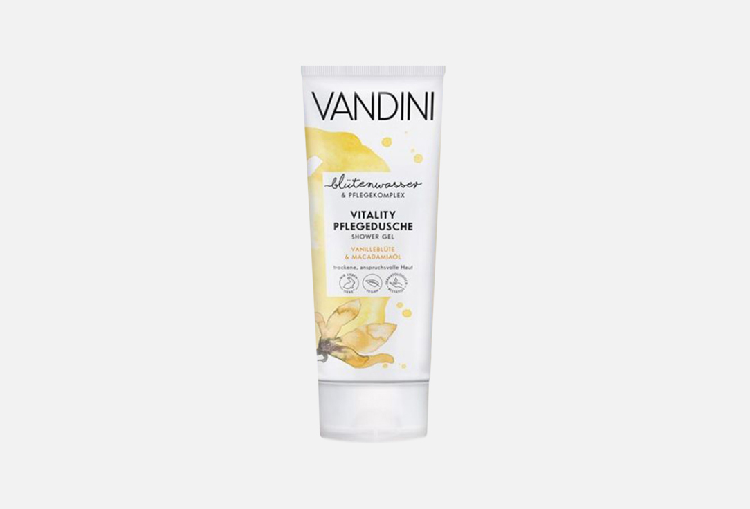 Гель для душа VANDINI VITALITY Shower Gel Vanilla Blossom&Macadamia Oil 