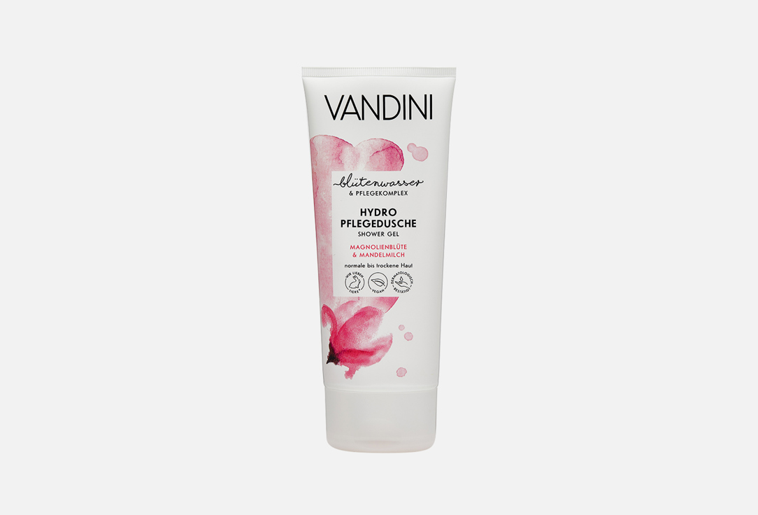 Гель для душа VANDINI HYDRO Shower Gel Magnolia Blossom&Almond Milk 