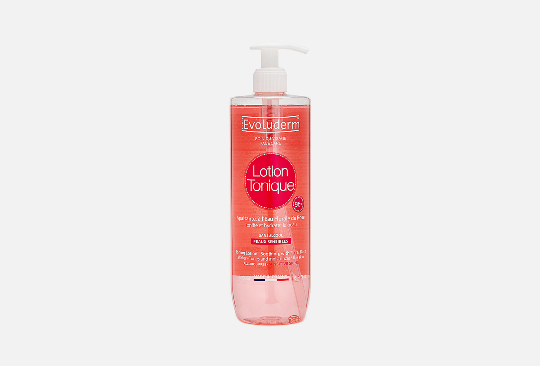 Лосьон-тоник с розовой водой Evoluderm Lotion Tonique Hydratante  