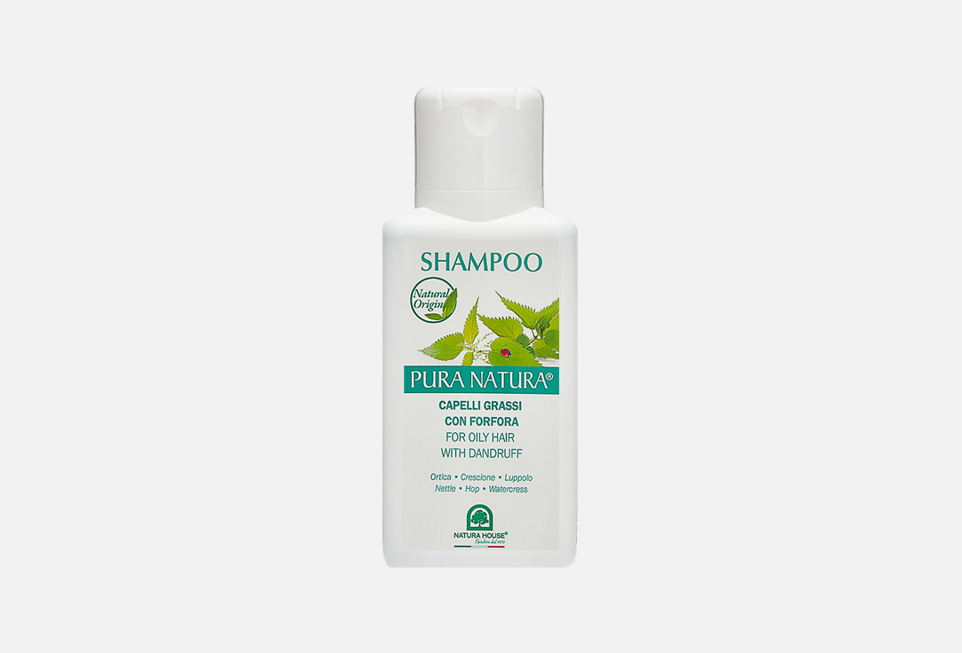Шампунь для жирных волос Natura House Shampoo for Oily hair with dandruff with Nettle 