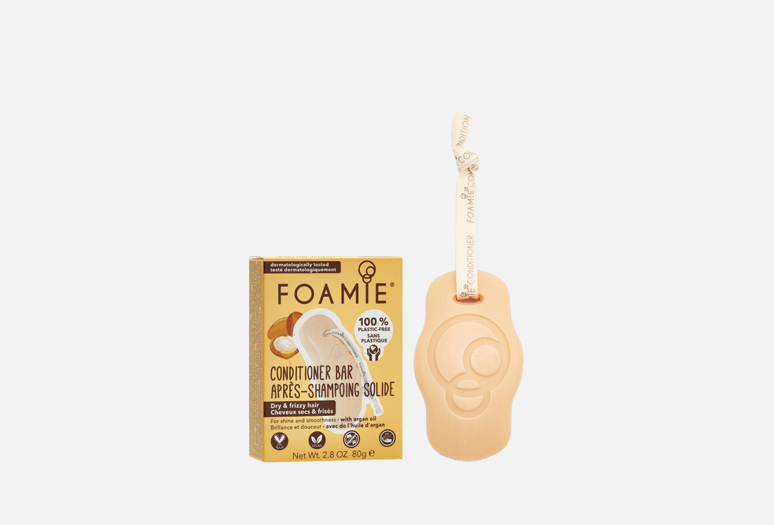 Изображение товара Твердый кондиционер для непослушных волос Foamie Kiss Me Argan