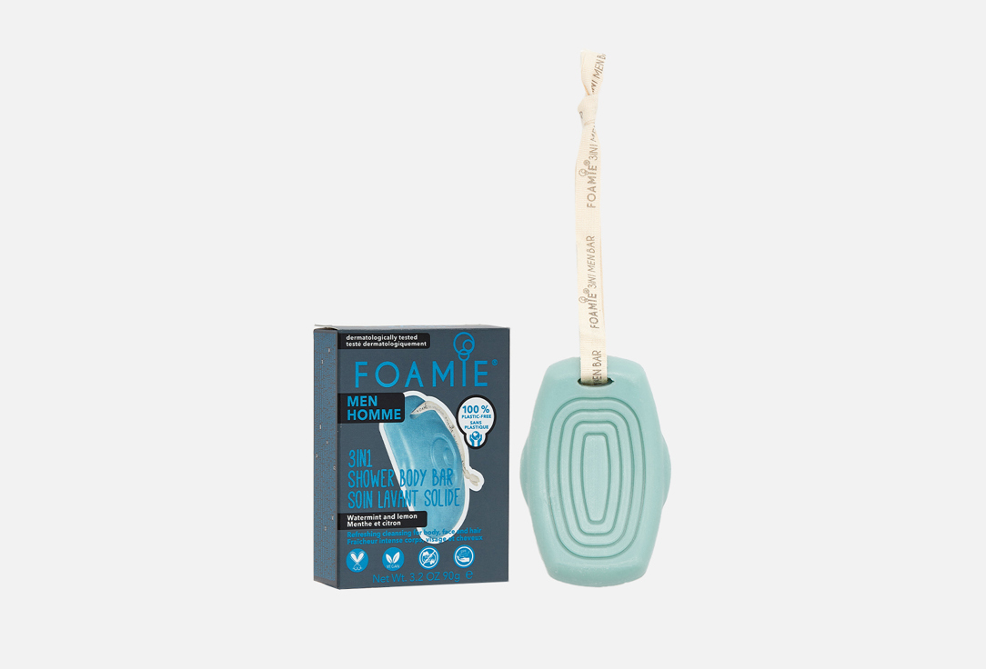 

Очищающее средство для тела и волос FOAMIE, Men Ocean 90 г