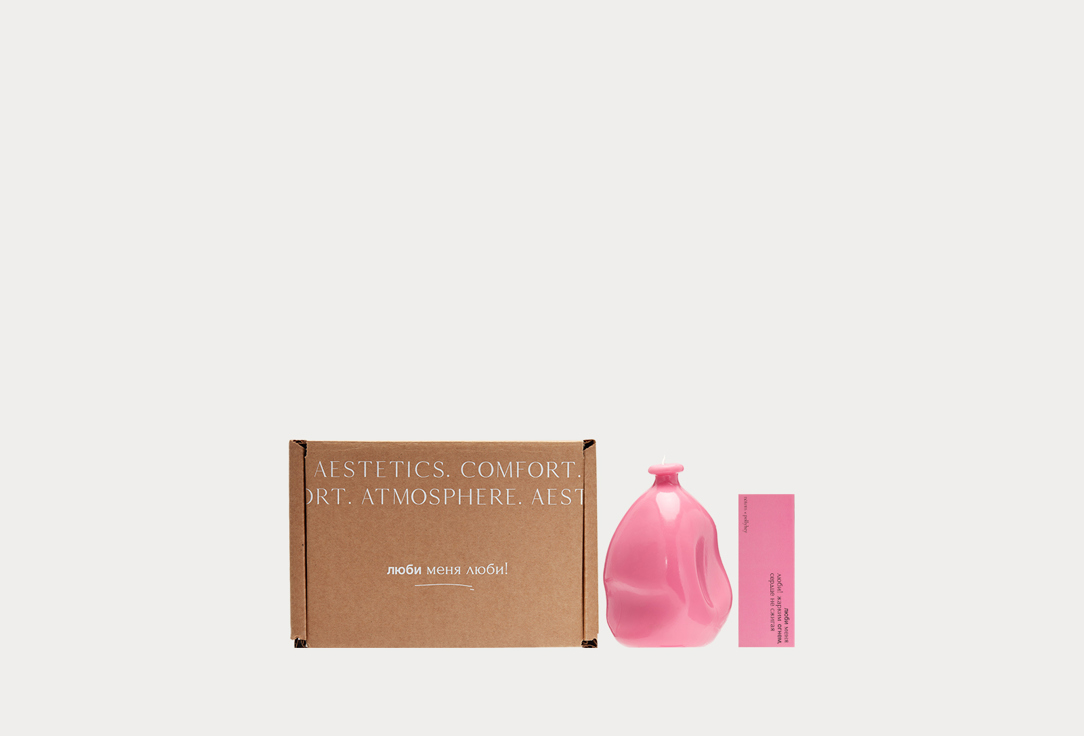 

Декоративная свеча NOTEM, Розовый, Balloon Pink 331 г
