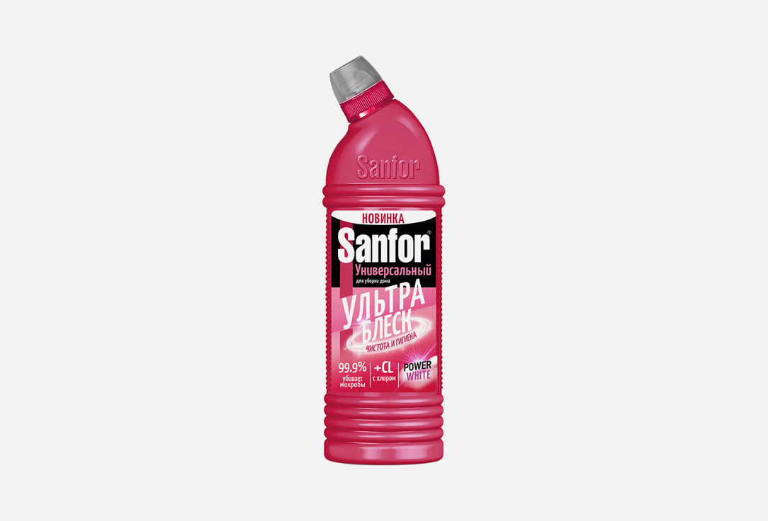Гель для уборки SANFOR Ультра Блеск 750 мл sanfor средство чистящее sanfor для мытья пола ультра блеск 1000 мл