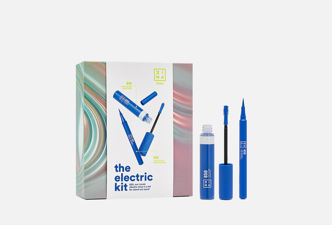 Изображение товара Набор для макияжа глаз 3INA The Electric водостойкая подводка и тушь