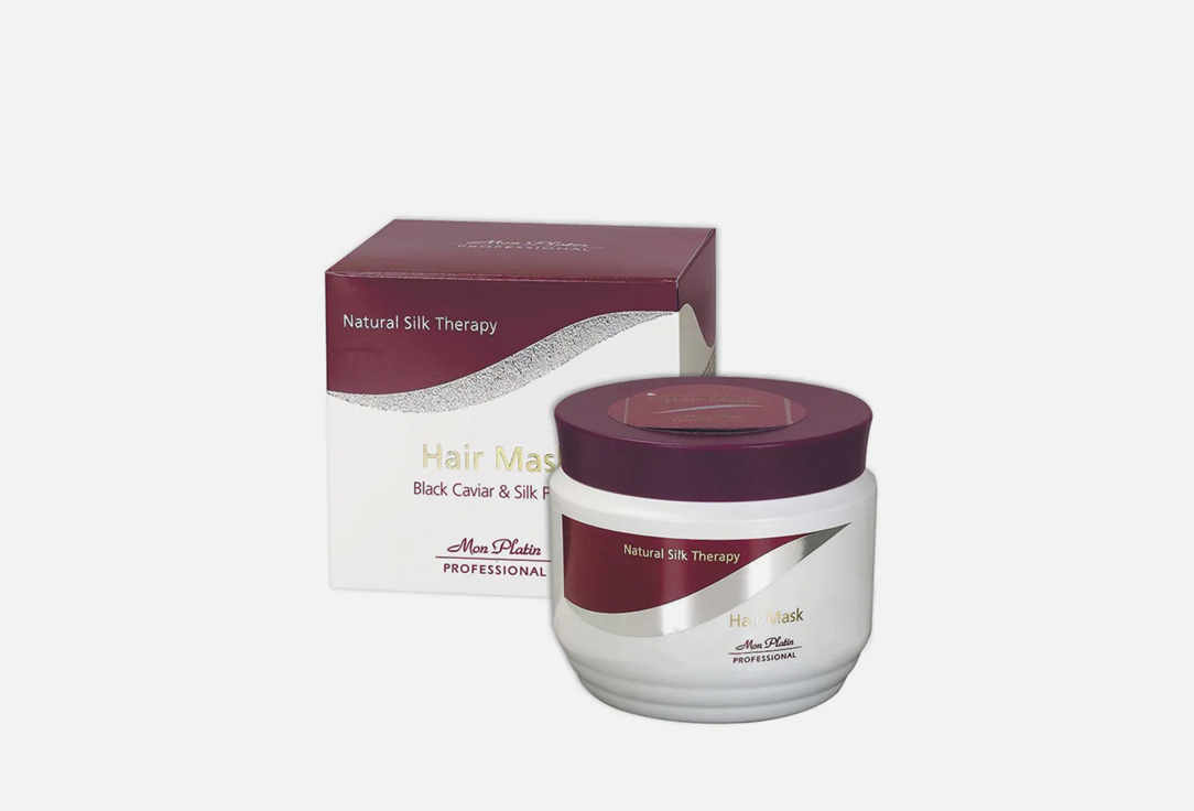 крем маска для лица l’adeleide with silk proteins and rose extract 150 мл Маска для волос MON PLATIN Silk proteins and caviar extract 500 мл