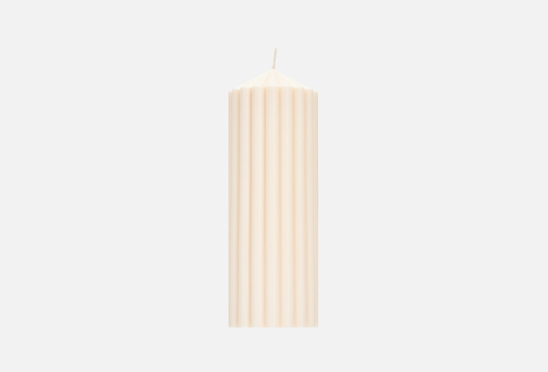 Декоративная свеча VENEW AMELIA beige 600 г цена и фото