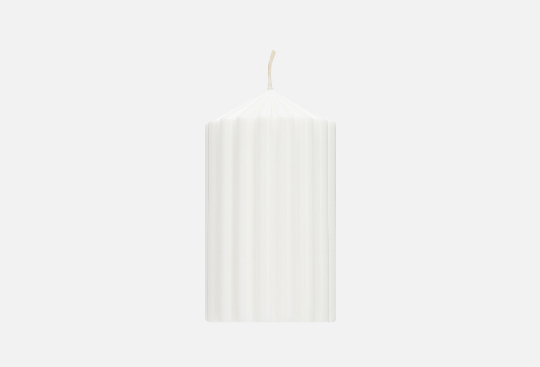 Декоративная свеча VENEW AMELIA small white 