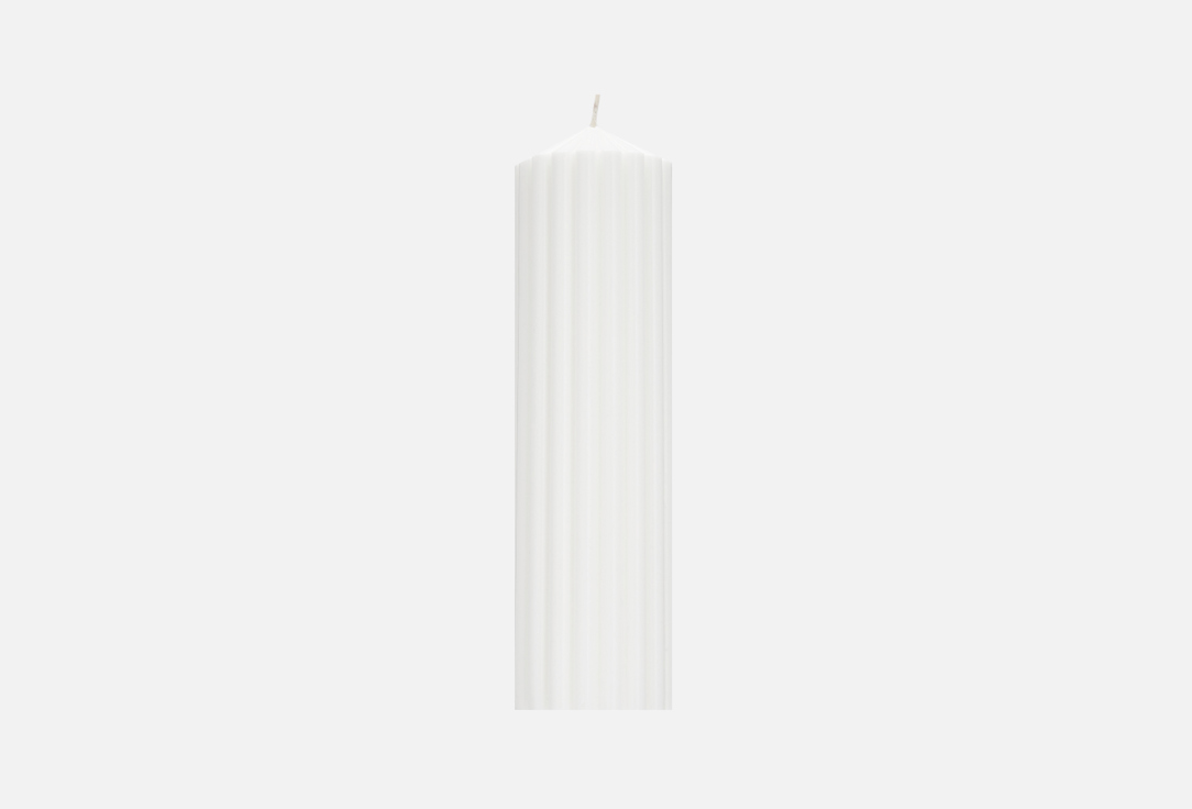 Декоративная свеча VENEW AMELIA white 