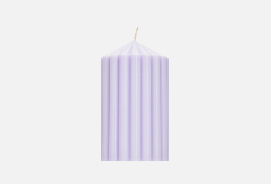 Декоративная свеча VENEW AMELIA small lavender 
