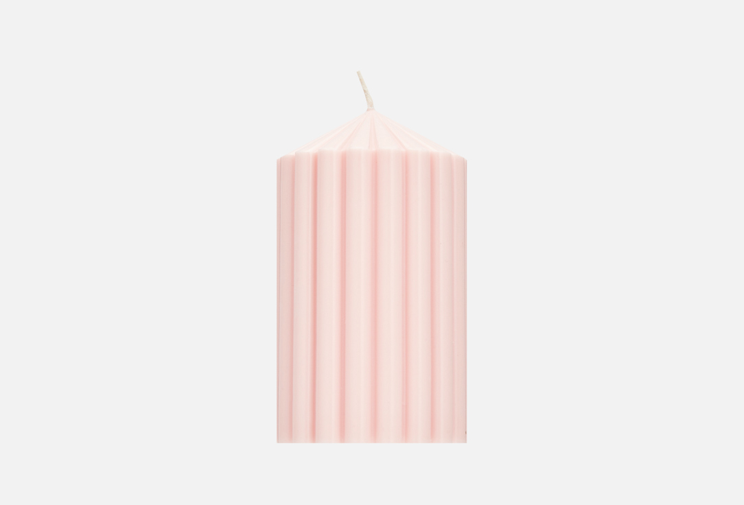 Декоративная свеча VENEW AMELIA small pink 360 г цена и фото